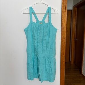 Roxy Turquoise Sleeveless Sundress | Women’s Medium